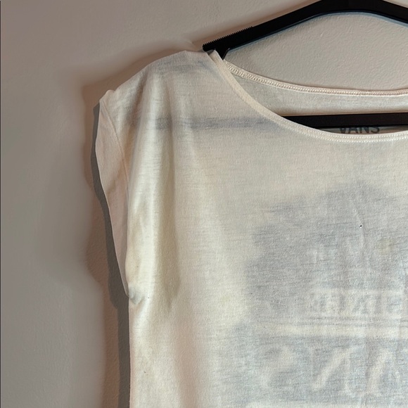 Vans Cream Relaxed Short Sleeve Tee - Picture 9 of 11